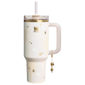 Insulated Travel The Quencher Luxe H2.0 Flowstate Tumbler D368A - 40oz Large Capacity Car-Cup Friendly Quencher - Starlight Shimmer
