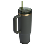 Splash-Resistant FlowState The Quencher H2.0 Flowstate Tumbler | Stanley Create D331C - Premium Stainless Steel Straw Cup for All-Day Hydration Detail