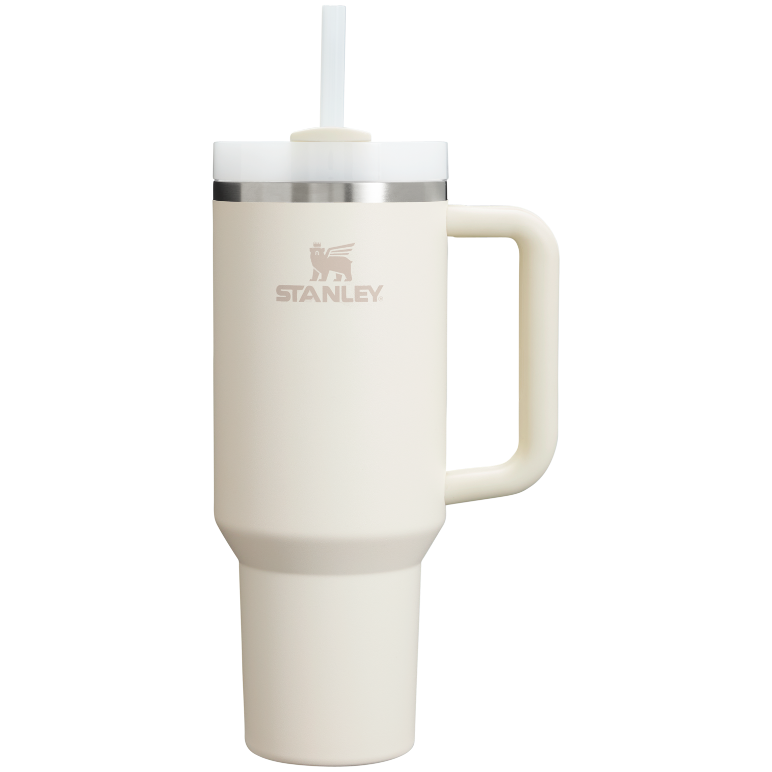 Large Capacity The Quencher H2.0 Flowstate Tumbler  | Stanley Create D332L - FlowState 3-Position Lid Insulated Travel Mug - Cream 2.0