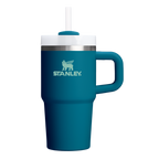 Car-Cup Friendly The Quencher H2.O Flowstate Tumbler D069R - Double-Wall Vacuum Insulated Travel Tumbler with Straw - Coastal Teal