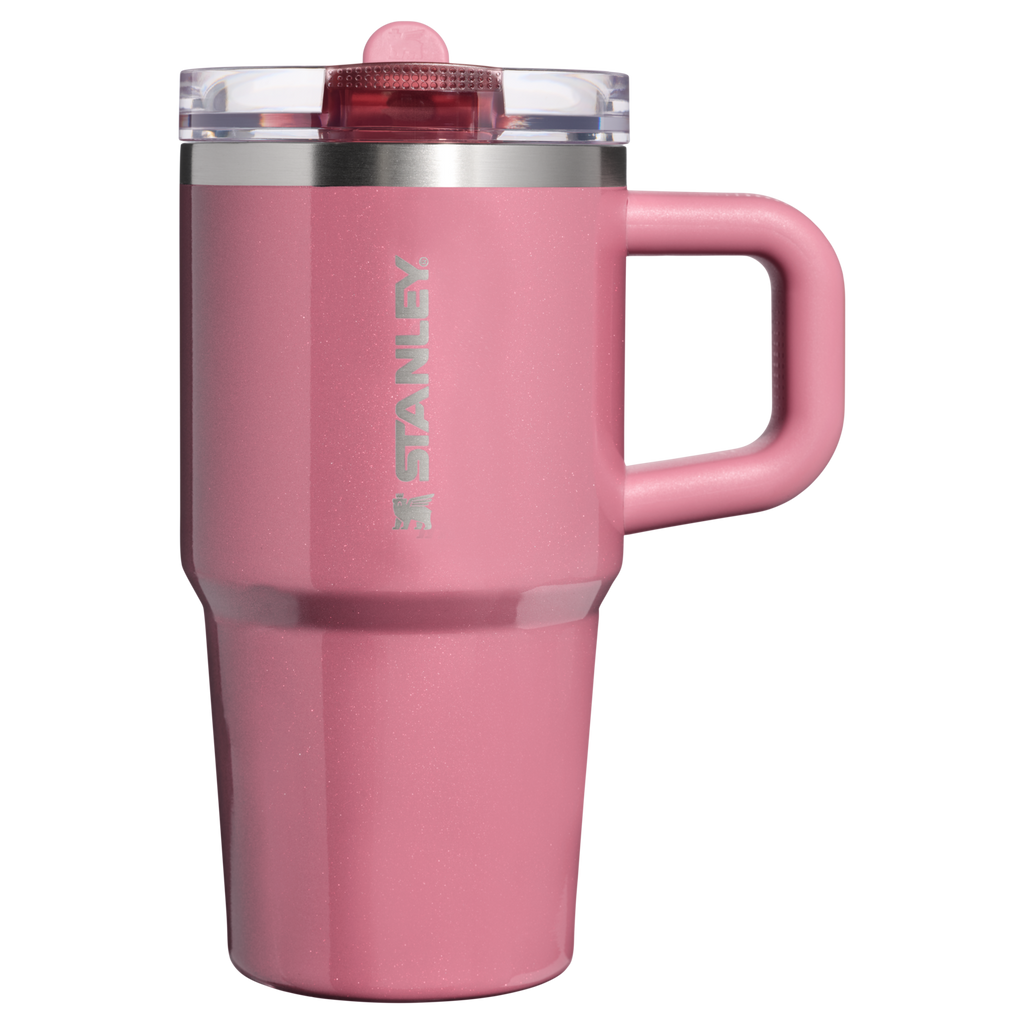 Car-Cup Friendly The Quencher H2.O Flowstate Tumbler D069R - Double-Wall Vacuum Insulated Travel Tumbler with Straw Detail