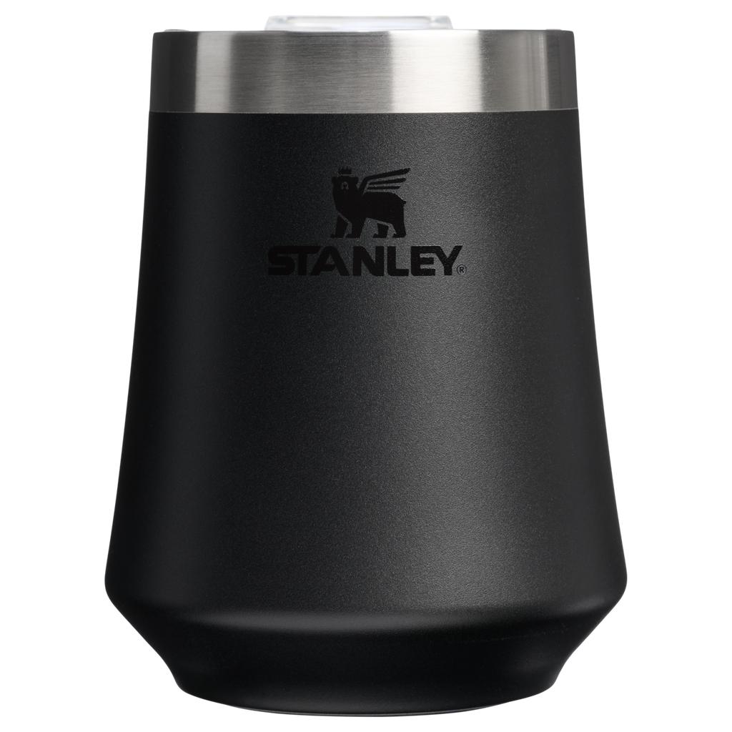 Premium Matte The Reserve Wine Tumbler | Stanley Create D302P - Shatterproof Flavor-Preserving Cocktail Tumbler with Lid - Black 2.0
