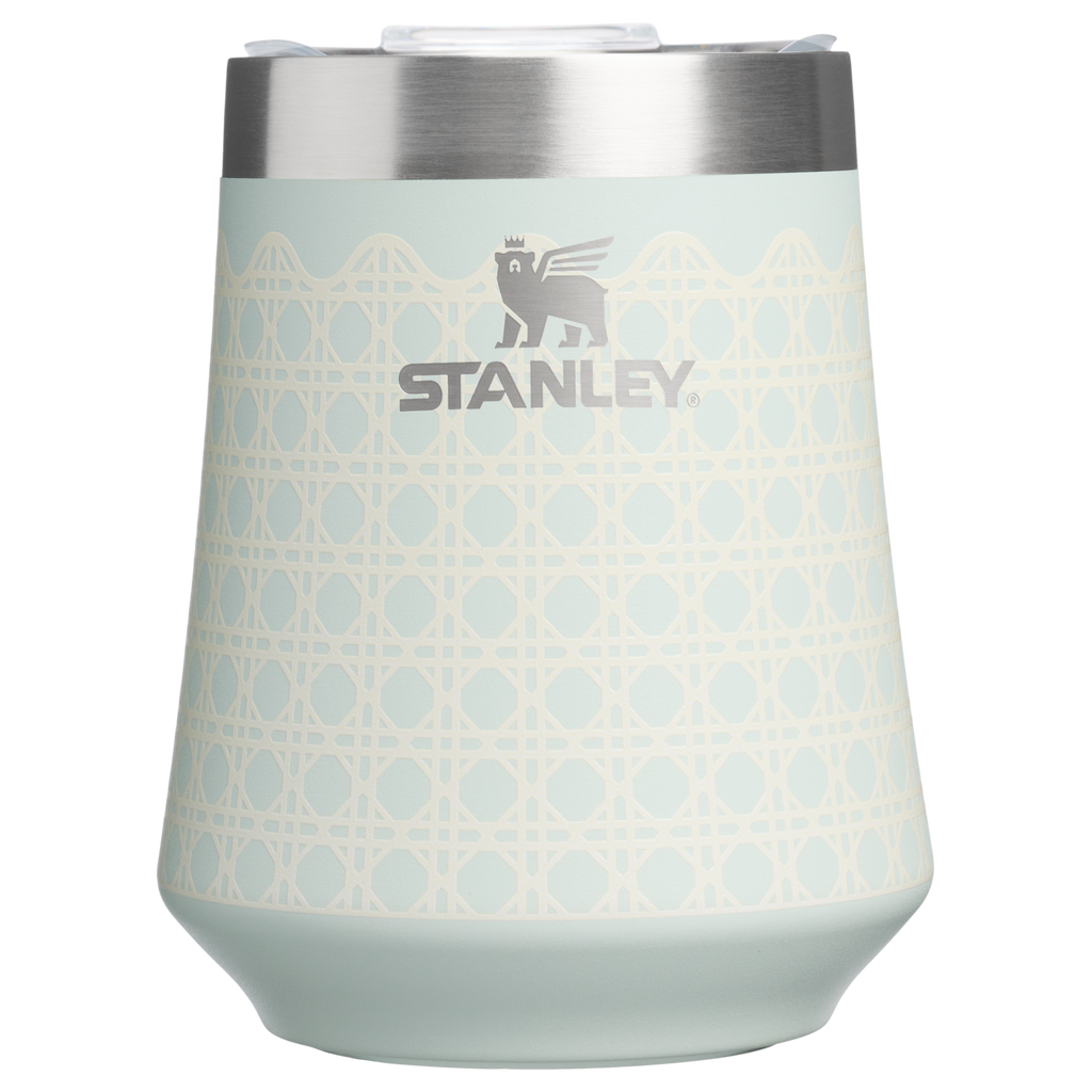 Flavor-Preserving The Reserve Wine Tumbler D352C - Premium Insulated Egg-Shaped Wine Glass for Outdoors - Mist Rattan