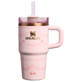 Car-Cup Friendly The Valentine’s Day Quencher H2.0  Flowstate Tumbler D234X - Premium Stainless Steel Straw Cup for All-Day Hydration - Pink Velvet Cake