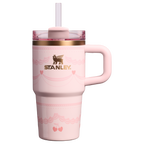 Car-Cup Friendly The Valentine’s Day Quencher H2.0  Flowstate Tumbler D234X - Premium Stainless Steel Straw Cup for All-Day Hydration - Pink Velvet Cake