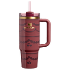 Insulated Travel The Valentine’s Day Quencher H2.0 Flowstate Tumbler D232U - Premium Stainless Steel Straw Cup for All-Day Hydration - Red Velvet Cake