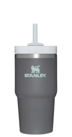 Splash-Resistant FlowState The Quencher H2.0 Flowstate Tumbler | Stanley Create D330L - Double-Wall Vacuum Insulated Travel Tumbler with Straw Detail