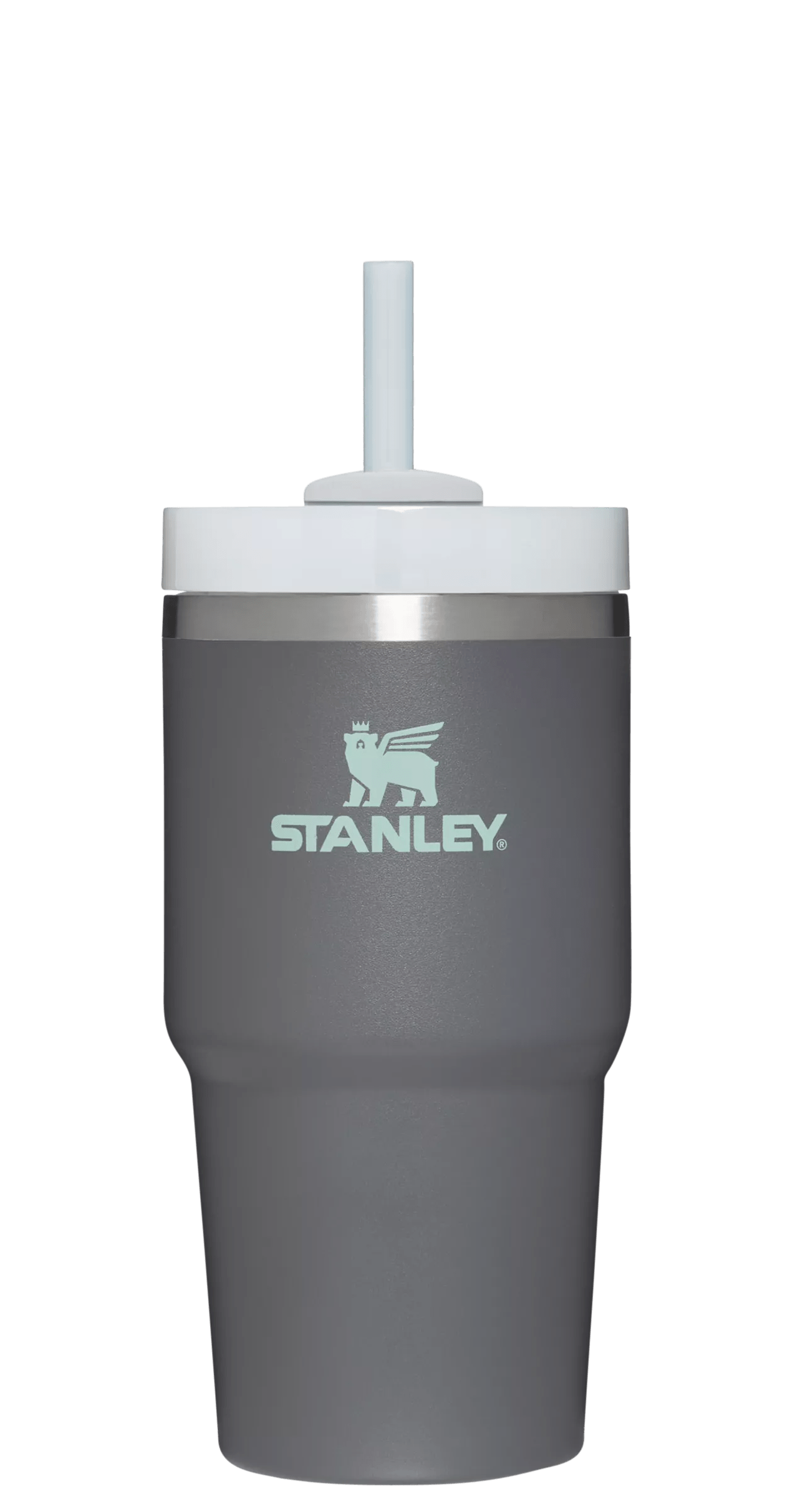 Splash-Resistant FlowState The Quencher H2.0 Flowstate Tumbler | Stanley Create D330L - Double-Wall Vacuum Insulated Travel Tumbler with Straw Detail